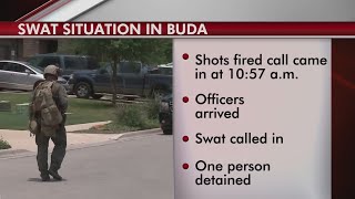 Man taken into custody after SWAT situation in Buda