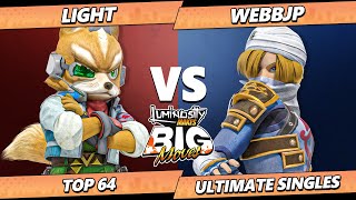 LMBM 2024 - Light (Fox) Vs. WebbJP (Sheik) Smash Ultimate - SSBU