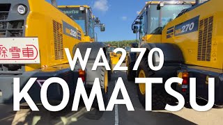 KOMATSU WA270　　恵庭市　北広島市