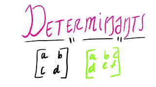 MAT 1503 DETERMINANT 2X2,3X3 MATRICES,