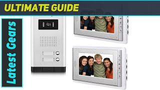 AMOCAM 2 Units Apartment Video Intercom System with 7 Inch Monitor - Best Home Security