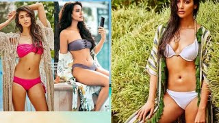 Tollywood actress Pooja Hegde hot sexy bikini look