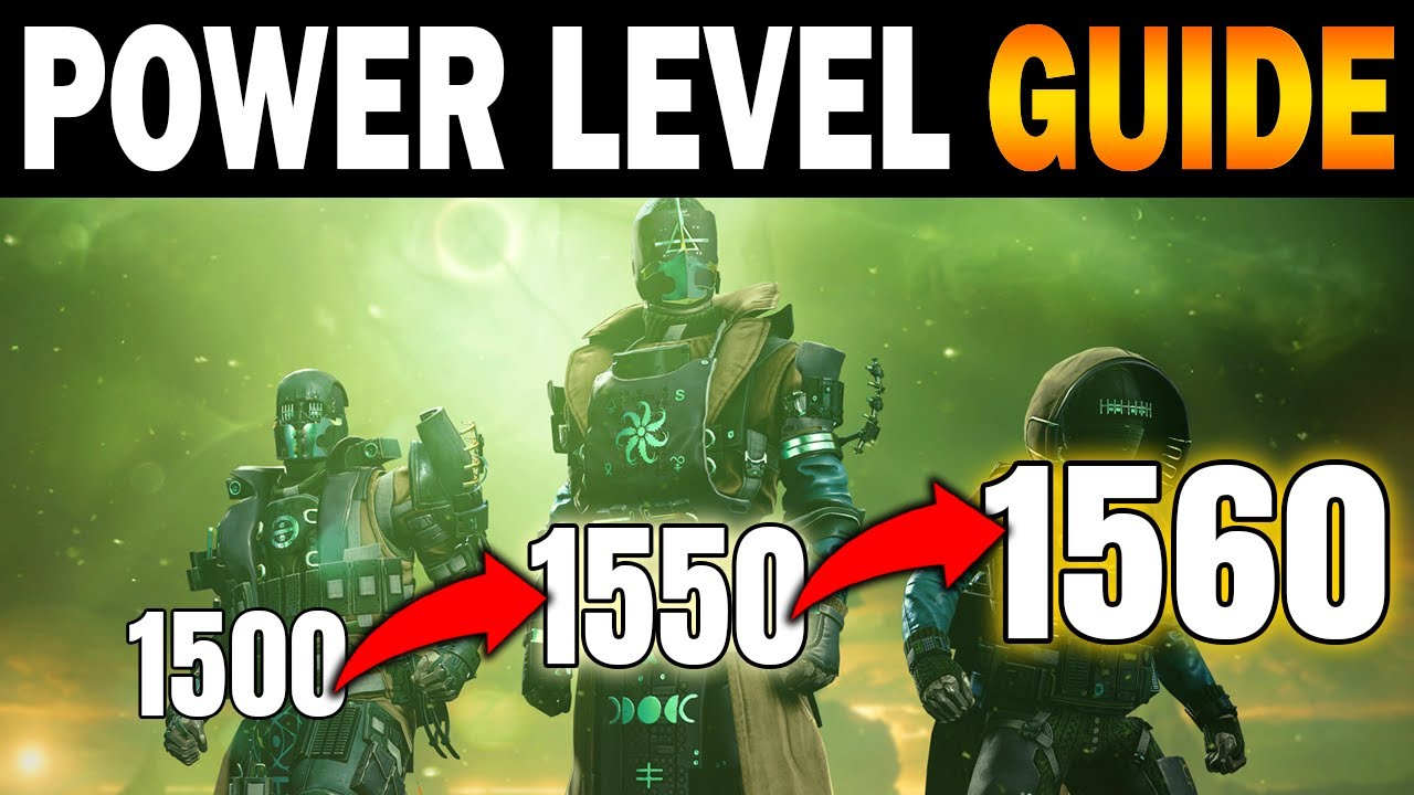 How To Power Level Up To 1560 Fast | Destiny 2 The Witch Queen - YouTube