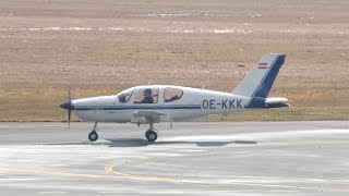 Motorflug Graz Socata TB 9 landing at Graz Airport | OE-KKK