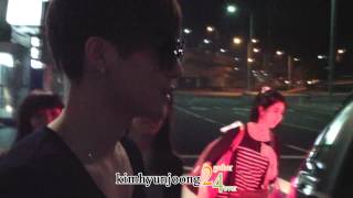 120514 KimHyunJoong fancam-arrival from Beijing@Incheon Int'l airport