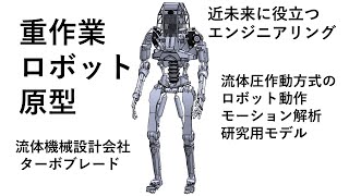 重作業ロボットの原型モデル