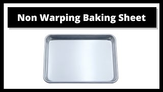 Finally A Stainless Steel Rimmed Baking Quarter Sheet That Doesn't Warp!