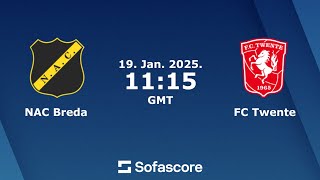 NAC Breda vs Twente LIVE 🔴 | Eredivise Netherlands 2024/25 | Games