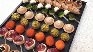 canapes from chef Munier