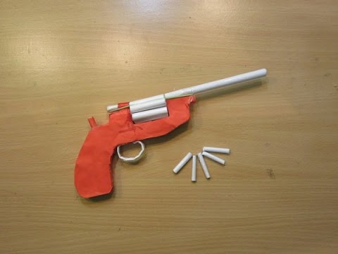 How to make a Paper Revolver that Shoots Paper Bullet (Paper Gun) How to make a Paper Revolver that Shoots Paper Bullet (Paper Gun)
