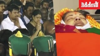 ஜெயலலிதா மறைவு - இறுதி சடங்குகள் | Jayalalitha Death Funeral video