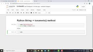 101 Python String Method isnumeric
