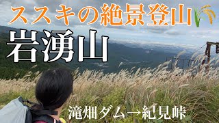 【登山#9】ソロ登山△ススキの絶景登山🌾岩湧山⛰