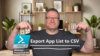 How to - Export Application List to CSV Using PowerShell – Tutorial