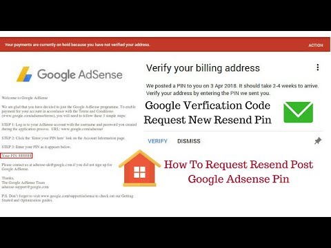How To Request New Pin Google Adsense Verification Code Resend Post How To Request New Pin Google Adsense Verification Code Resend Post