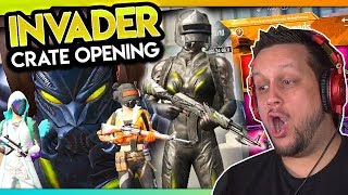 INVADER CRATE OPENING - GUARANTEED LEGENDARY! PUBG Mobile