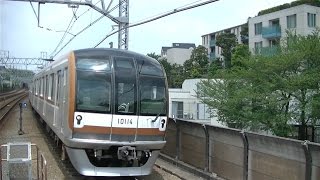 東京メトロ10000系10114FF特急元町・中華街行き 東横線多摩川駅通過