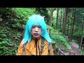 第266番 8【女装　コスプレ　登山】奥多摩 浅間尾根を往く8・せっかくなので払沢の滝【古道　古甲州道】