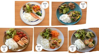 平日一週間分（5食分）のワンプレートご飯になる作り置き・冷凍ストック10品！ワンパン（フライパン一個）で作る！緑黄色野菜たっぷり！管理栄養士