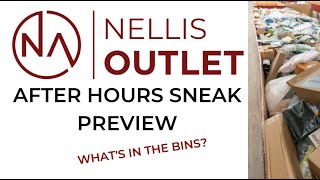 Nellis Outlet After Hours Preview Of Restocked Bins!