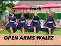 Open Arms Waltz Line Dance- Teach | The Angels Line Of New Jersey | Ronald “ Ronnie” Grabs