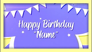Birthday Wish Video Template || MBlessed