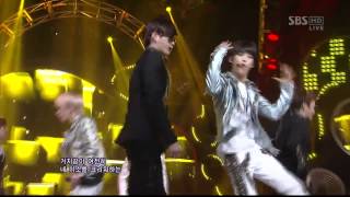 BTOB [비밀(insane)] @SBS Inkigayo 인기가요 20120415