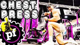 HOW TO DO THE CHEST PRESS MACHINE AT PLANET FITNESS! (IN-DEPTH TUTORIAL)
