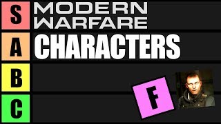 Call of Duty Modern Warfare Trilogy Characters Tier List (MW 1-3)