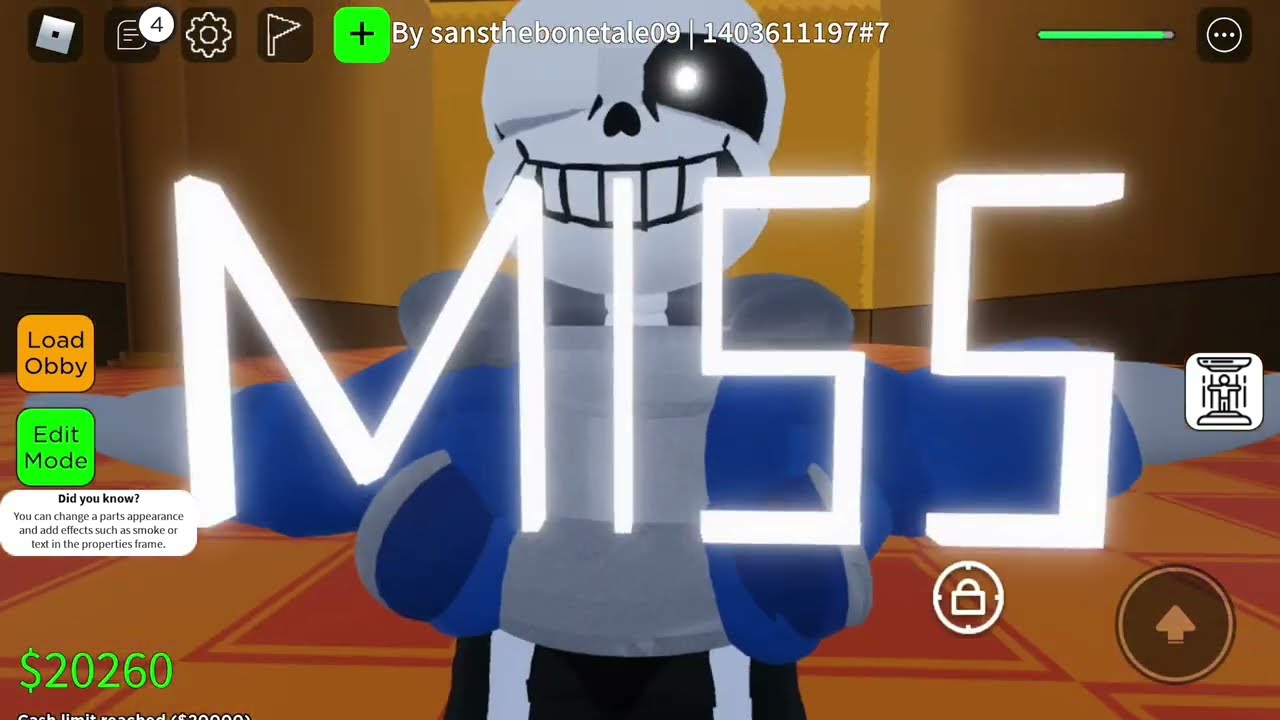 Sans Fight OBBY CREATOR) - YouTube