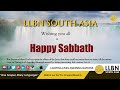 llbn south asia wishing you all a happy sabbath.