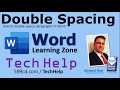 How to Double Space in Microsoft Word - Paragraph Spacing - Line Spacing