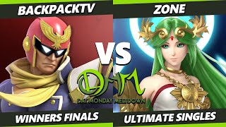 DAT MM 335 WINNERS FINALS - BackpackTV (Captain Falcon) Vs. Zone (Palutena) Smash Ultimate - SSBU