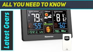 Newentor Weather Station: Ultimate Indoor Outdoor Thermometer