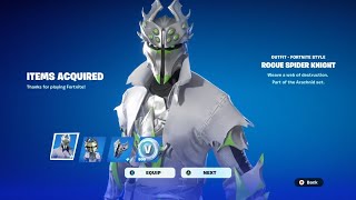 Buying the Rogue Spider Knight Fortnite Skin in 2024…