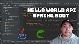 Simple Hello World API Spring Boot Java IntelliJ