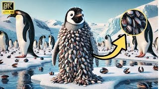 PENGUIN covered in millions of barnacles and parasites Rescued by Heroes.