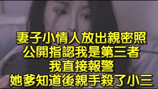 妻子小情人放出親密照，公開指認我是第三者，我直接報警，她爹知道後親手殺了小三