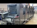 Heidelberg Speedmaster 52 5P3+, year 1999 - for immediate sale