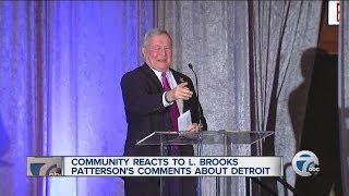 Community reacts to L. Brooks Patterson's comments about Detroit