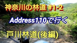 【神奈川の林道1-2】Address110で行く戸川林道(後編)