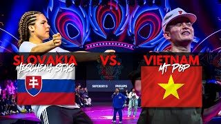 Mishena (Slovakia) vs MT Pop (Vietnam) | Hip-Hop vs Popping | Red Bull DYS World Finals 2024 Mumbai