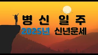 병신일주, 2025년 을사년신년운세 사주분석