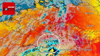 Wetter in Deutschland: Hitzeschub und Gewitter am Montag - heiße Luft wird abgeräumt