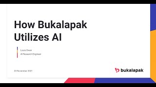 How Bukalapak Utilizes Artificial Intelligence