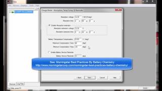 MSView Setup Wizard Part 3 Example TriStar MPPT Setup Wizard Walkthrough