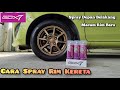 Cara Spray Rim Kereta | Perodua Axia | GOX7 Sports Rims Spray Paint