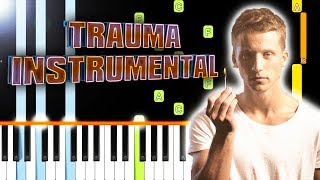 NF - Trauma Piano Instrumental Tutorial (For Singers) By MUSICHELP