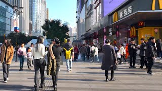 Chongqing people’s favorite pedestrian street | Walking in Chongqing Guanyinqiao , China [4K HDR]