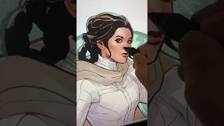 Terry Dodson Creating a Princess Leia Cover Part 3